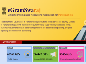 Swamitva Yojana and e-Gram Swaraj 2020