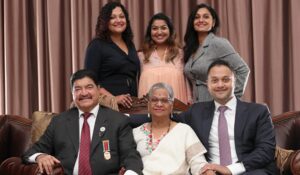 B. R. Shetty with family
