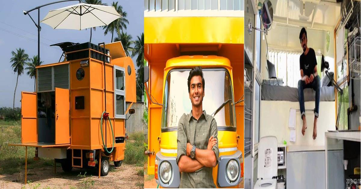 Architect Arun Prabhu : 21 साल के इस लड़के ने ऑटो को बना दिया आलीशान घर, आनंद महिंद्रा ने दिया इतना बड़ा ऑफर