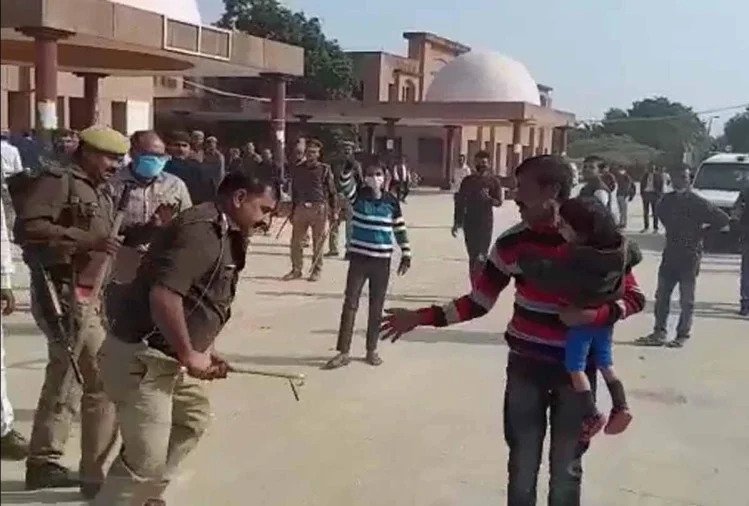 Kanpur Dehat Viral Video : गोद में बच्चा लिए स्वास्थ्यकर्मी को पुलिस ने बेरहमी से पीटा, पुलिसकर्मी निलंबित 20