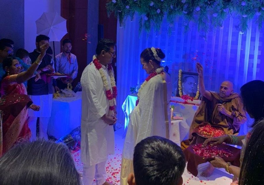 Tina dabi and Pradeep gawande marriage : डा. भीमराव अंबेडकर की तस्वीर के सामने की आईएएस टीना डाबी ने IAS प्रदीप गवांडे से शादी, सामने आई शादी समारोह की तस्वीरें 2