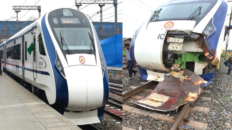 Vande Bharat Train : वंदे भारत ट्रेन के दुर्घटनाग्रस्त होने के पीछे ये थी खास वजह, जानिए रेलवे ने अपनी सफाई में क्या कहा है