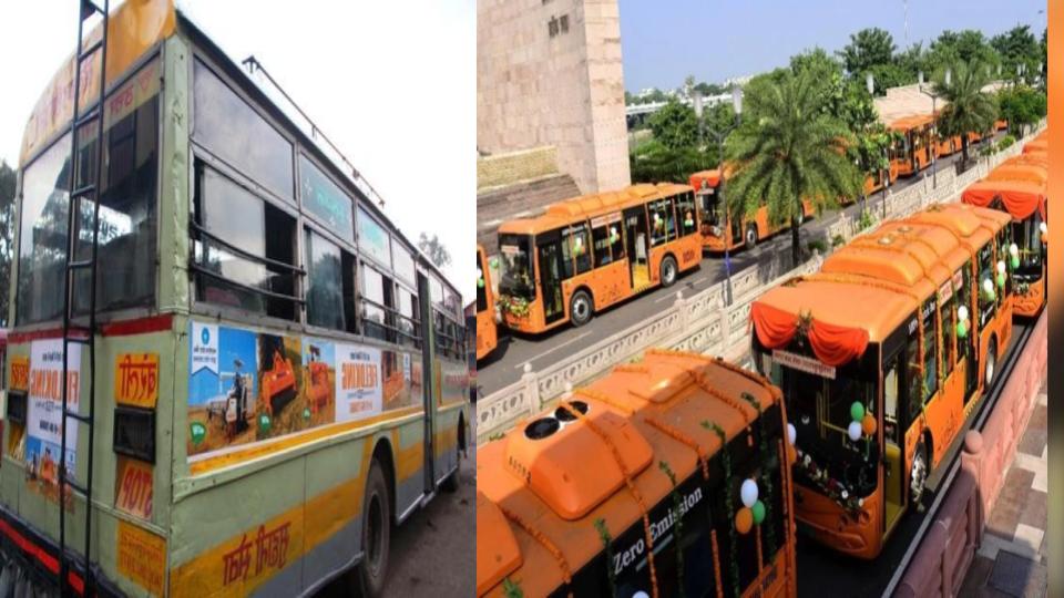 Electric bus in Lucknow