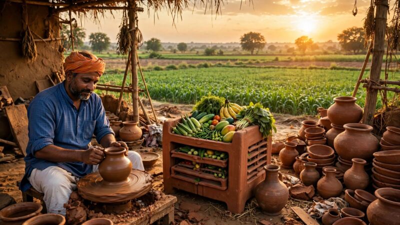 Kisan Success Story: भूकंप ने तोड़ा ‘गरीबों का फ्रिज’, मिट्टी से बना दिया बिजली-रहित फ्रिज – मानसुखभाई प्रजापति की प्रेरणादायक कहानी