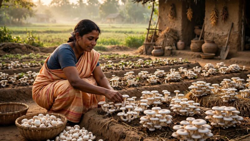 Kisan Success Story: पलंग के नीचे उगाई मशरूम, हज़ारों महिलाओं की बनीं ‘मशरूम महिला’ – बीना देवी की प्रेरणादायक कहानी
