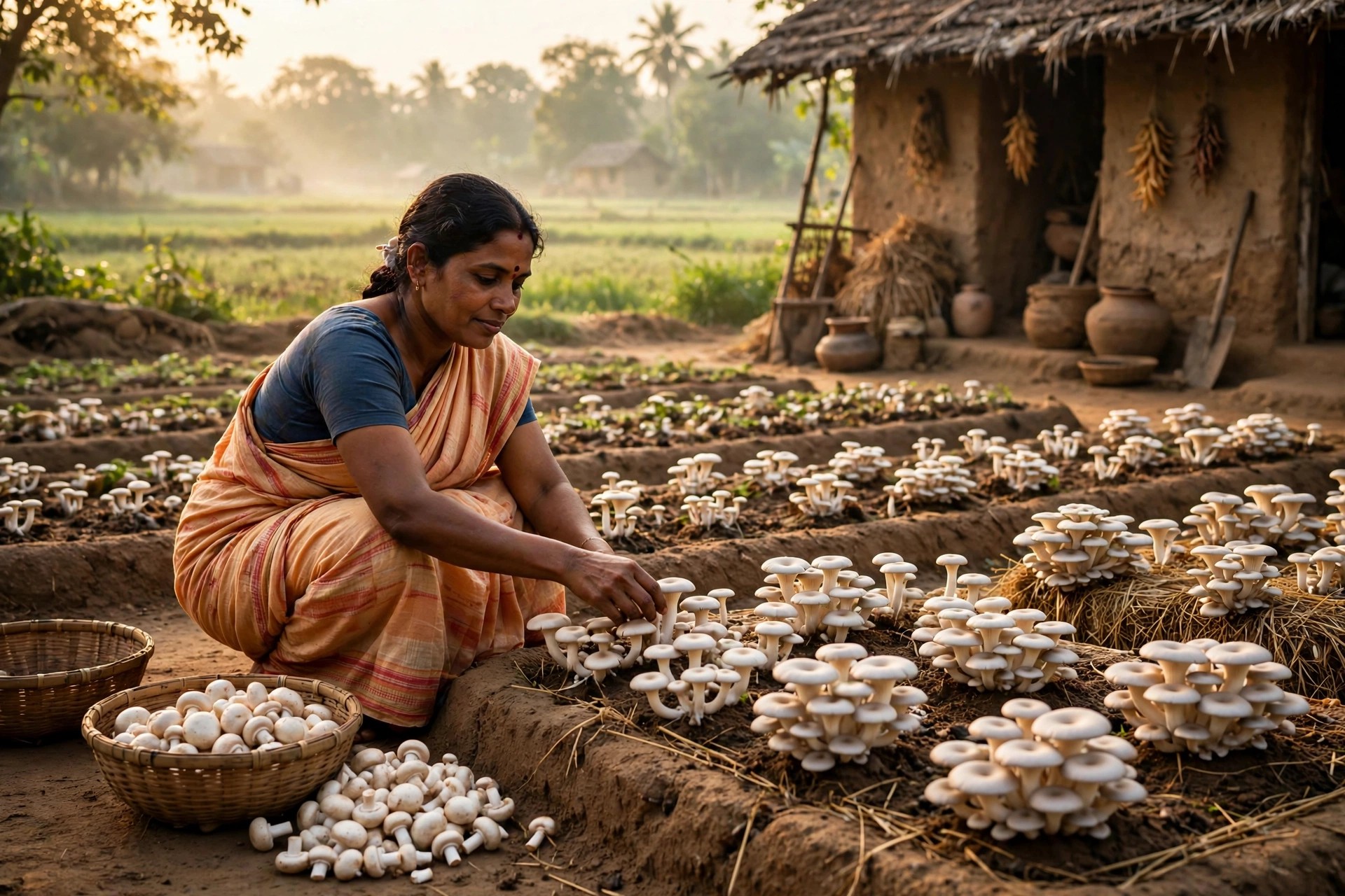 Kisan Success Story: पलंग के नीचे उगाई मशरूम, हज़ारों महिलाओं की बनीं ‘मशरूम महिला’ – बीना देवी की प्रेरणादायक कहानी