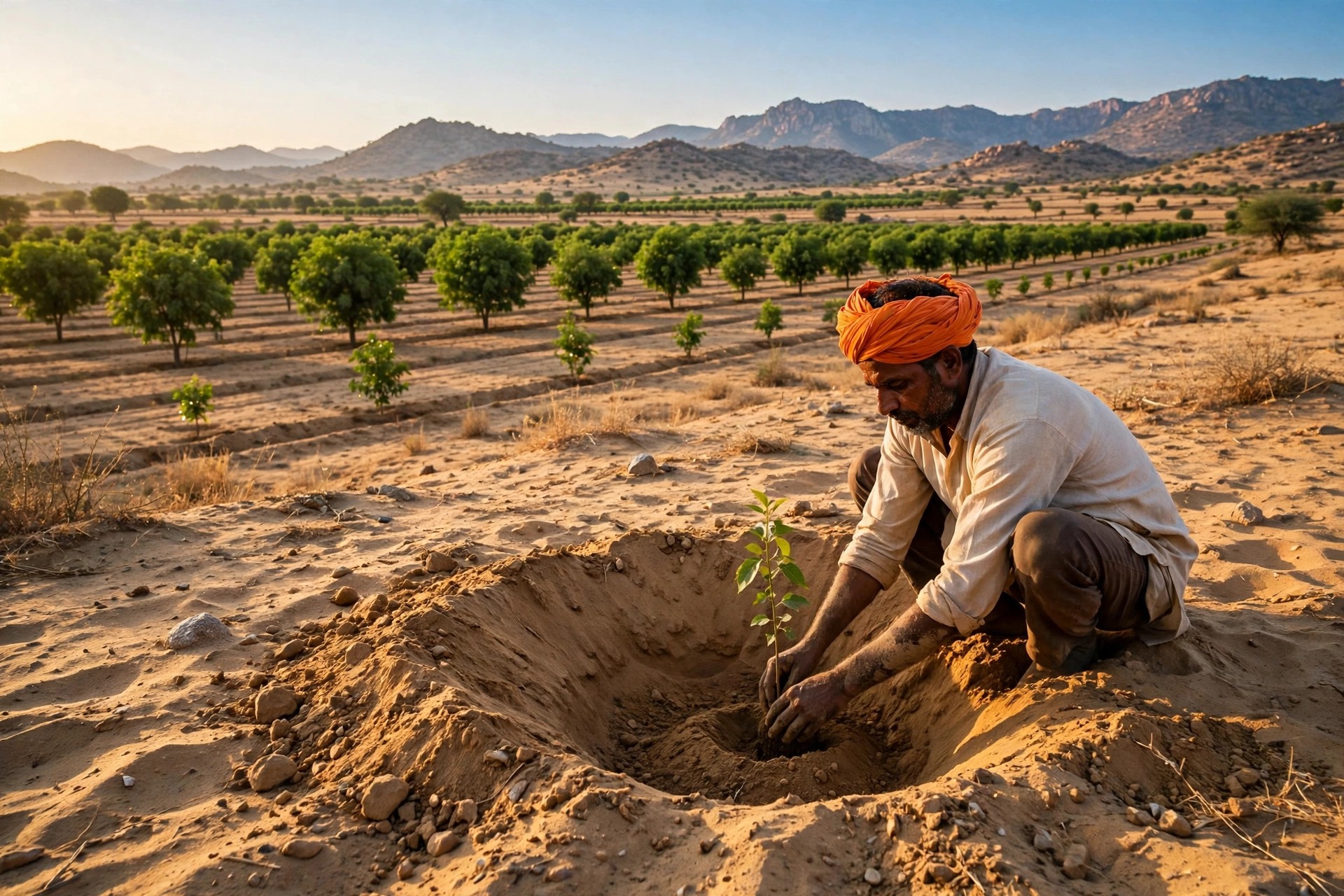 Kisan Success Story: रेगिस्तान में एक लीटर पानी से 50 हज़ार पेड़ – सुंडाराम वर्मा की प्रेरणादायक कहानी